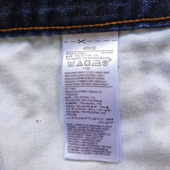 Old Navy Men's Denim Regular Fit Medium Wash Jeans Size 40x30 - Excellent!‎ - Picture 7 of 7